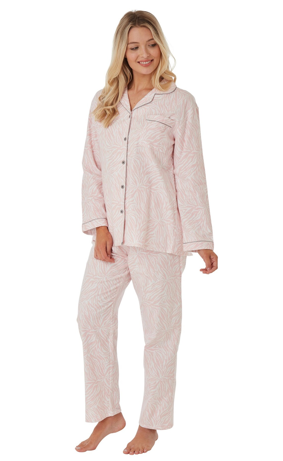 Ladies Womens Pure Cotton Flannel Pyjamas Pajama Pjs Etsy