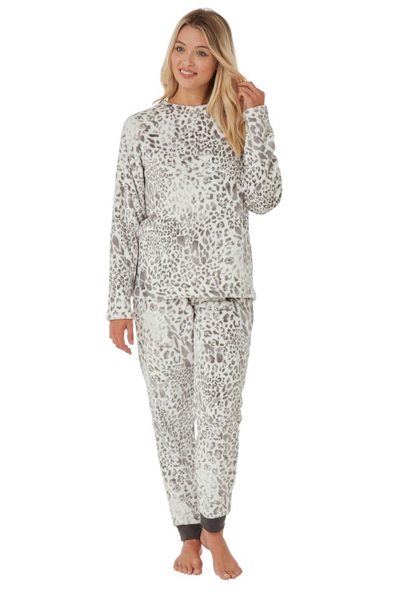 fleece ladies pyjamas set