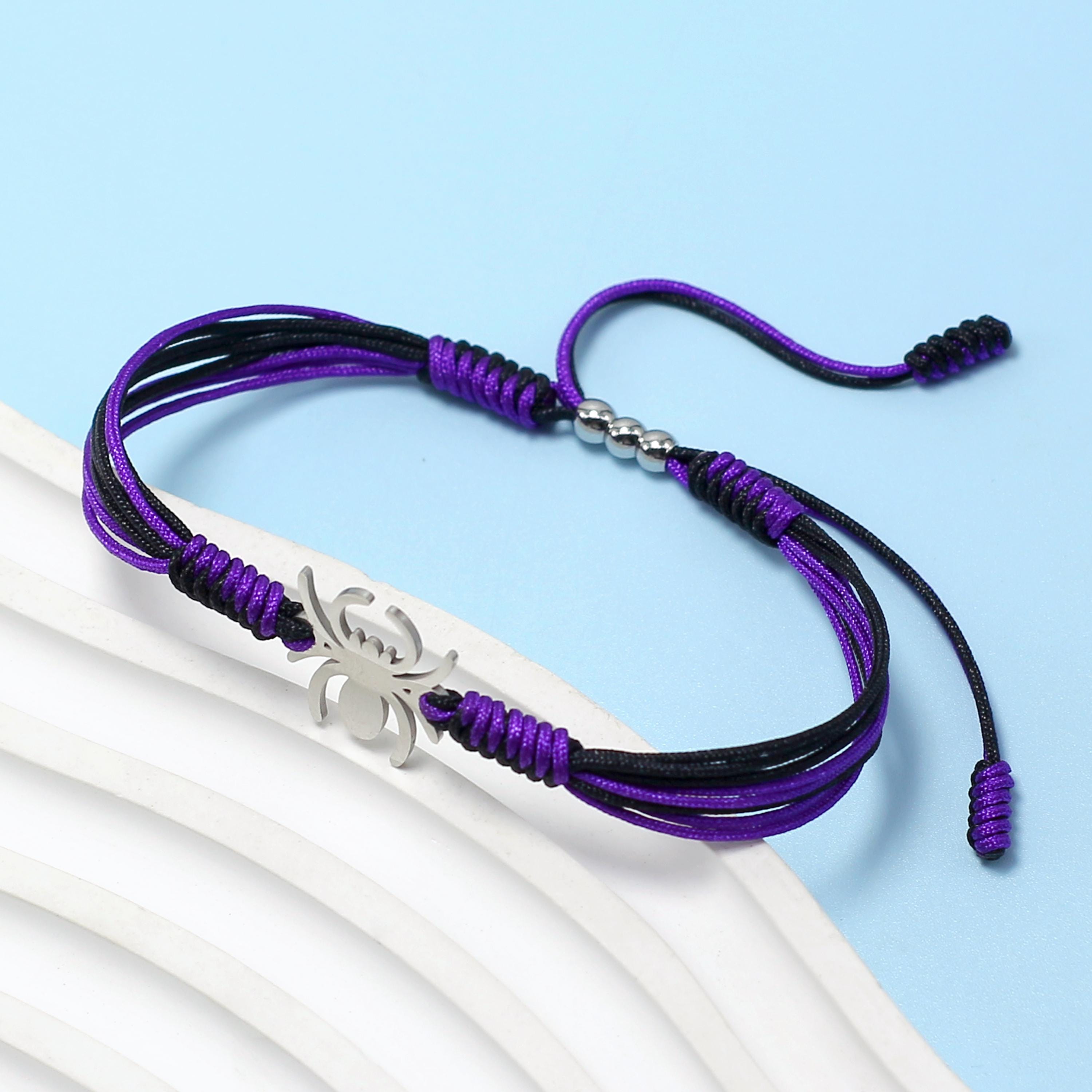 Spider Cute String Bracelet, Spider Jewelery for Halloween, Forever ...