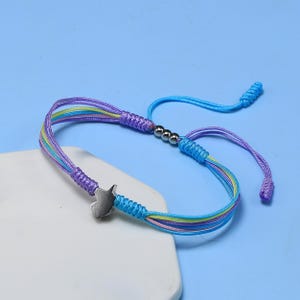 Unicorn Cute String Bracelet, Unicorn Jewelry Gifts, Lucky and Protection String, Cute Animals Inspirational Gifts, Cute Unicorn Bracelet