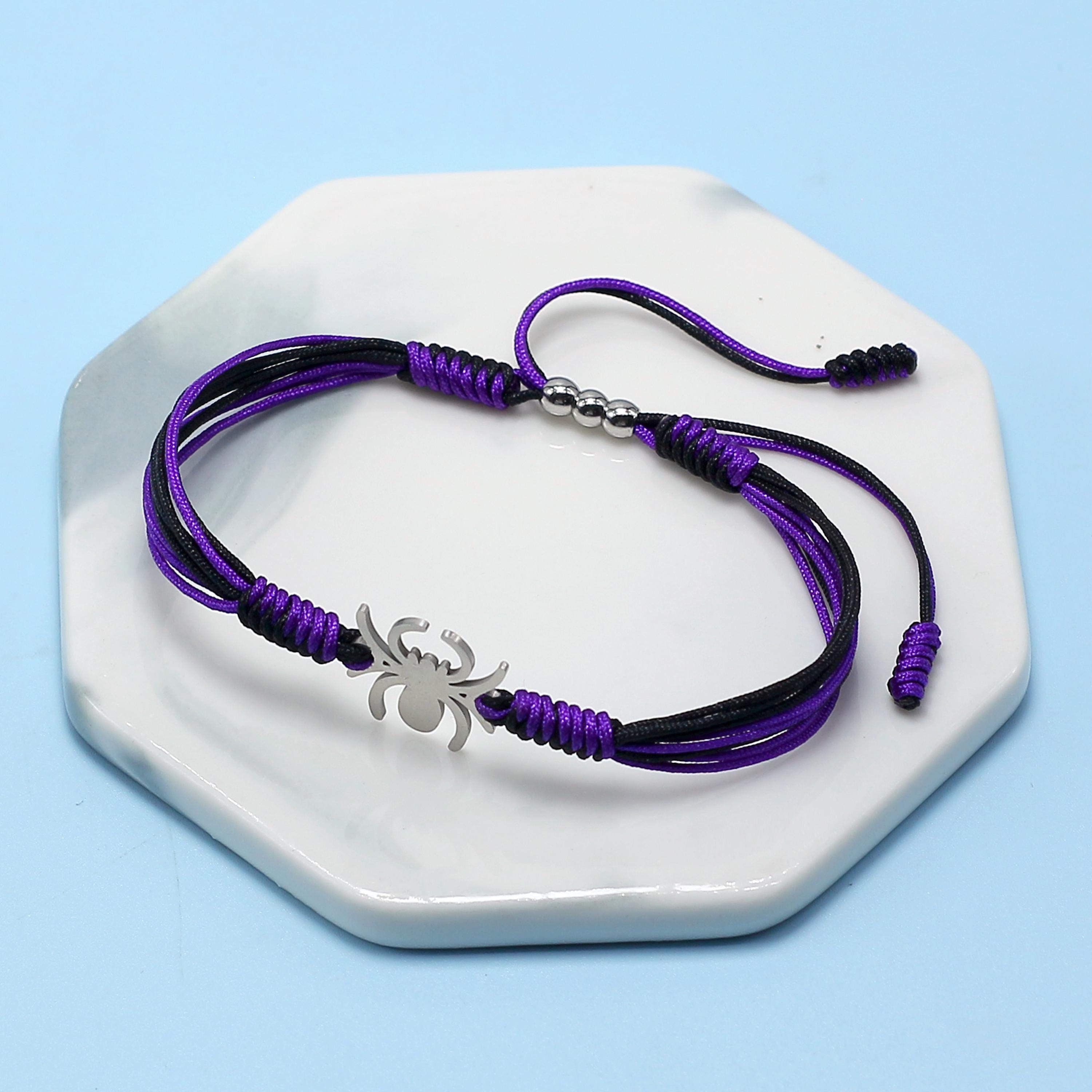 Spider Cute String Bracelet, Spider Jewelery for Halloween, Forever ...