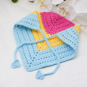 Pansexual Pride Bandana, Subtle LGBTQIA+ Gift, Gift Ideas for Them, Crochet Bandana, Rainbow Accessories