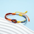LGBTQ Infinity String Bracelet, LGBTQ Stuff Flag, Pride Bracelet, Love LGBTQIA+ Pride, Surfer Bracelet,Handmade Boho Rope Bracelet Bangles product logo