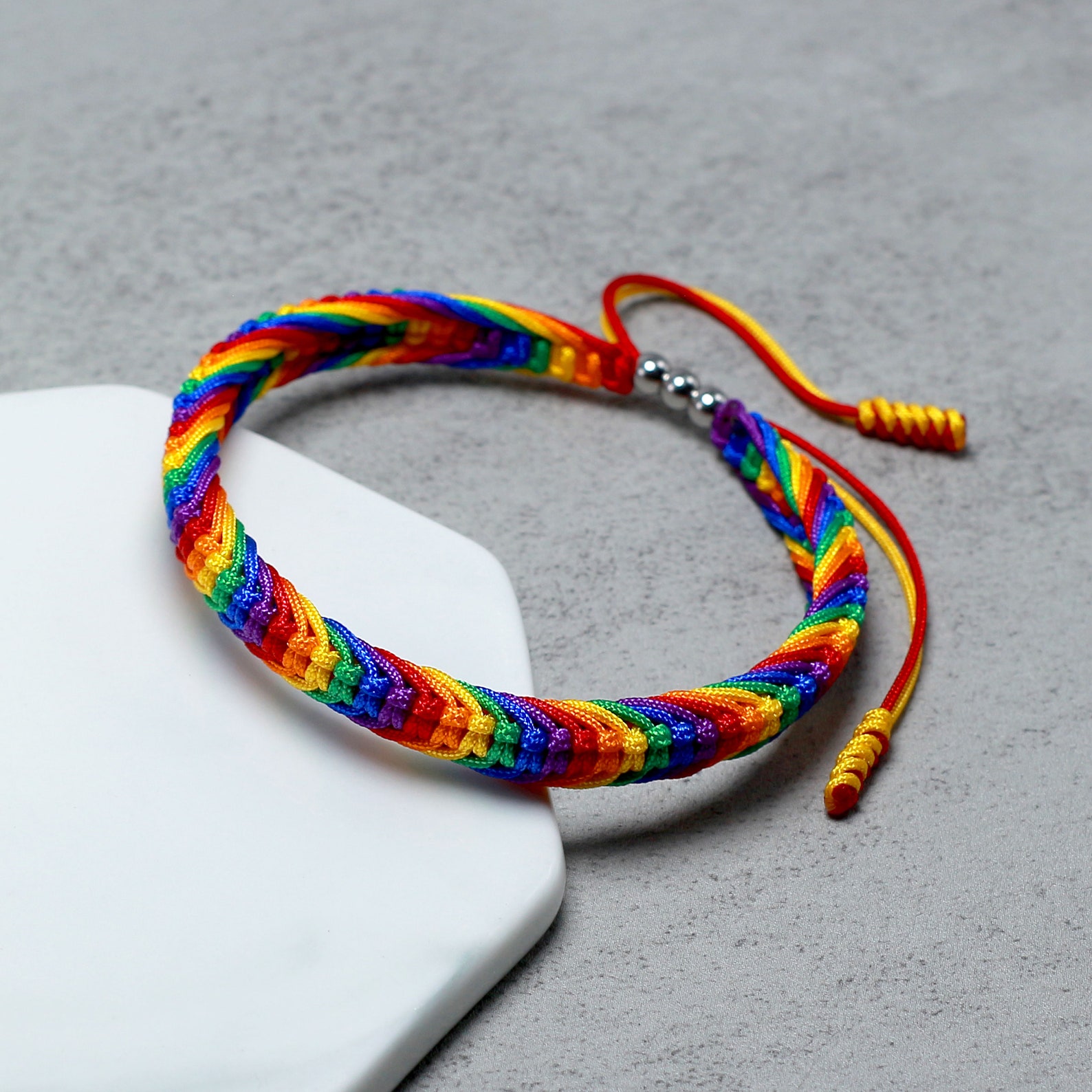 Lgbt Stuff LGBT Pride Bracelet, Proud Love Tibetan Wrist Wrap Bracelet, LGBT Stuff ...