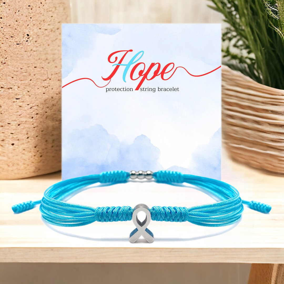 Bracciale Paracord Per La Consapevolezza Del Cancro Alla Prostata &ndash; Specifica La Misura Del Polso