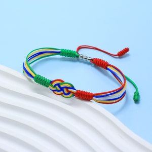Portugal Infinity String Bracelet, Portugal Proud, Patriotic Bracelet, Country Proud Flag Color Bracelet,Luck and Protection Surfer Bracelet