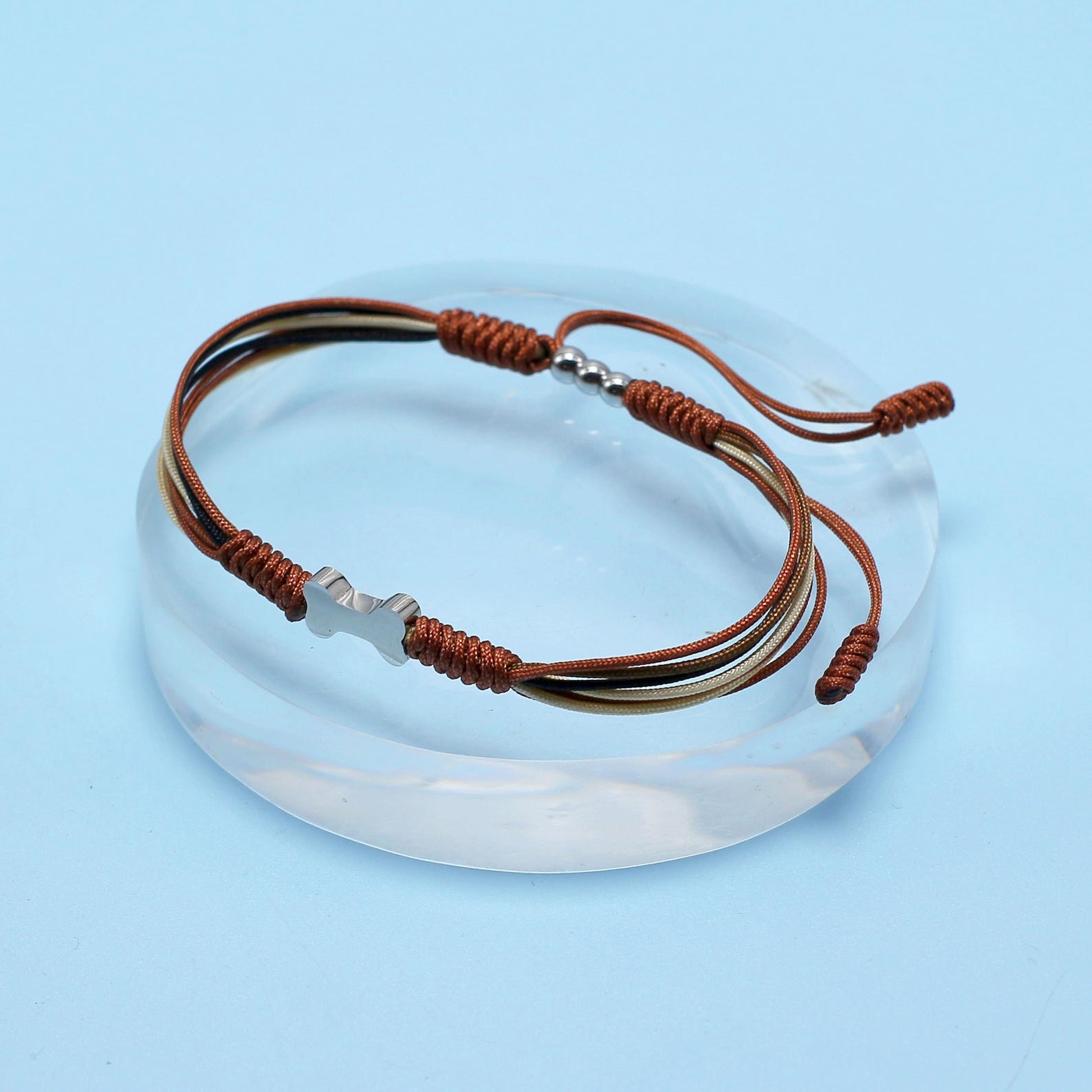 Cute Dog Bone String Bracelet, Cute Animals Bracelet, Forever Lucky and ...