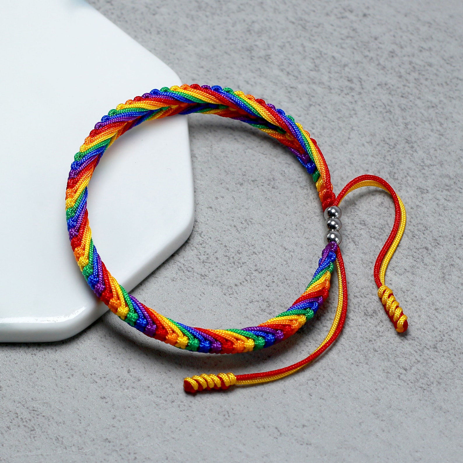 Lgbt Stuff LGBT Pride Bracelet, Proud Love Tibetan Wrist Wrap Bracelet, LGBT Stuff ...