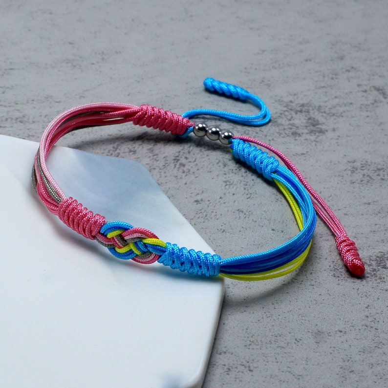 Genderflux Infinity String Bracelet, Genderflux Stuff Flag, Pride