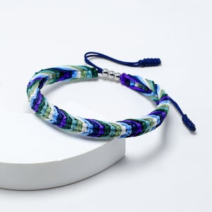 MLM Pride Bracelet, Proud Love Tibetan Wrist Wrap Bracelet, LGBT Stuff Flag, Love LGBTQIA+ Pride, Surfer Bracelet, Boho Rope Bracelet