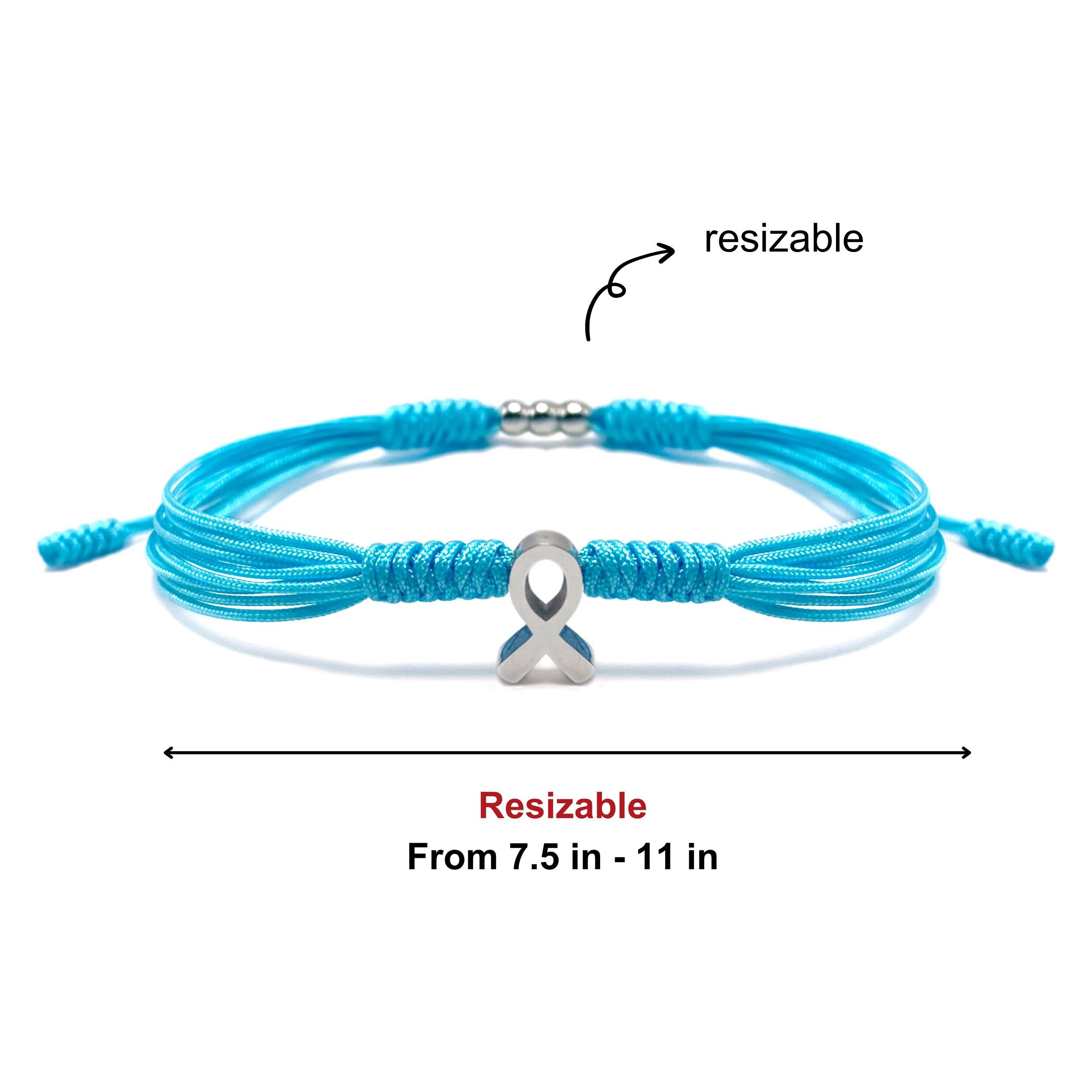 Prostate Cancer Awareness String Bracelet, Bracelet for A Cause ...