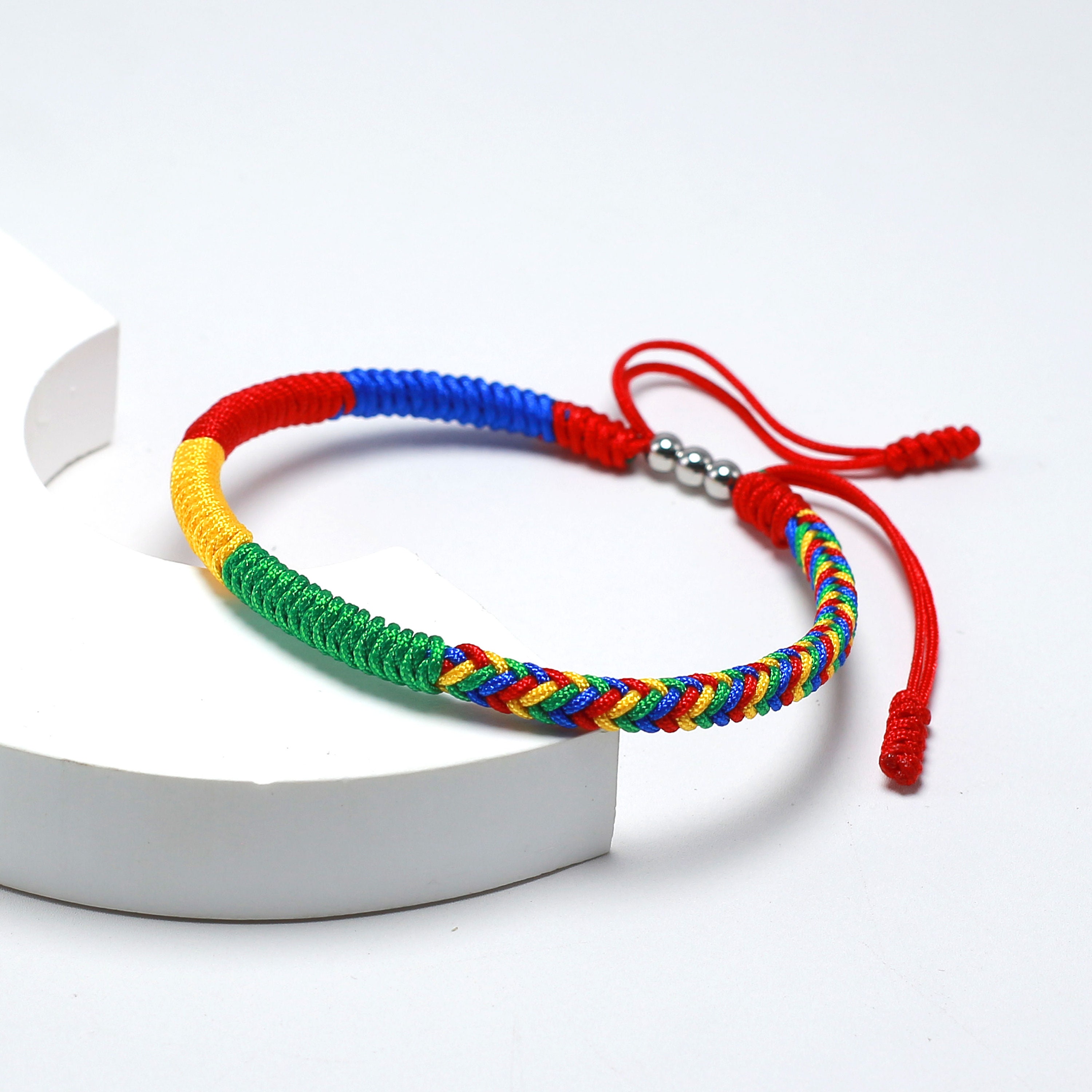 Colorful Autism Awareness String Bracelet for A Cause, Awareness Puzzle ...