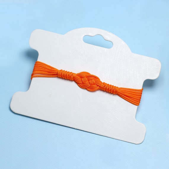 Leukemia Awareness Bracelets - 5/10 Pcs Orange Ribbon Adjustable Charity Bracelets