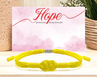 Yellow Awareness Bracelet for Adenosarcoma, Bladder Cancer, Bone Cancer, Endometriosis, Ewings Sarcoma, Spina Bifida, Bracelet For A Cause