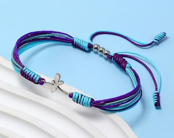 Dragonfly String Bracelet, Forever Lucky and Protection Bracelet, Surfer String Bracelet, Dragonfly Jewelery for Men, Women, Dragonfly Gift