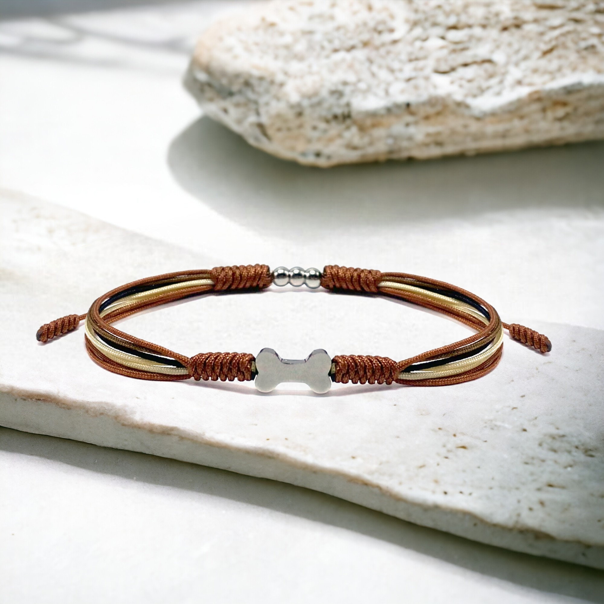 Cute Dog Bone String Bracelet, Cute Animals Bracelet, Forever Lucky and ...