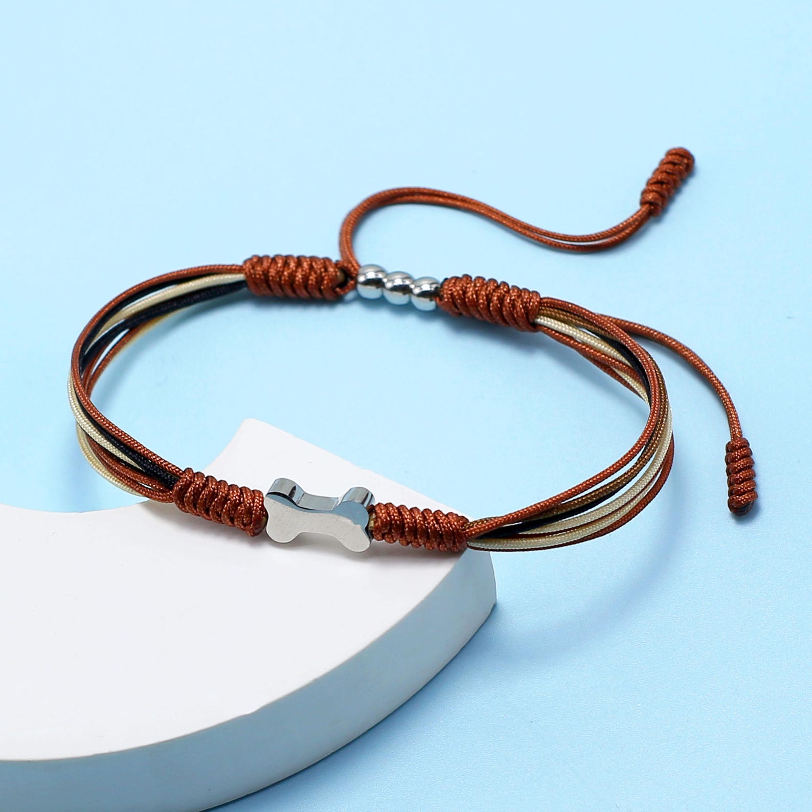 Cute Dog Bone String Bracelet, Cute Animals Bracelet, Forever Lucky and ...