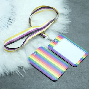 Non-Binary Silk Lanyard Flag Styles, Pride Month Accessories, LGBTQIA+  Allies Stuff Flag, Pride Month Things, Double-Sided Print