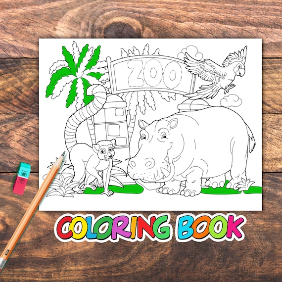 25 Safari Animals Coloring Pages For Kids Best gift for