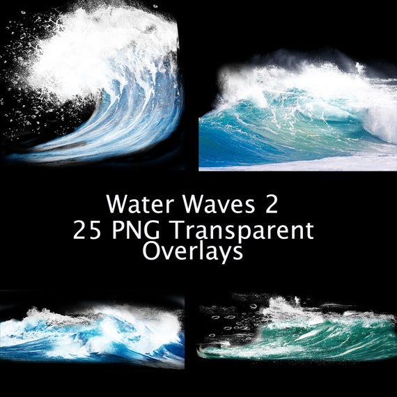 Water Waves Overlays Overlays Water Etsy