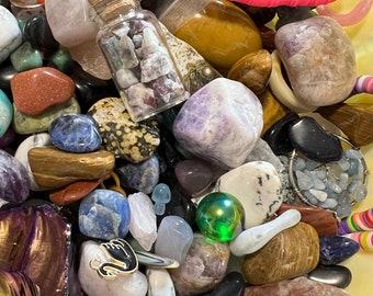 Crystal confetti, lucky scoop crystal mix, crystal dip