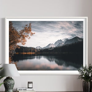 Canada Photo Print, Banff National Park Photo, Mountains Home Decor, Gifts from Canada, Kitchen Decoration, Unframed Fine Art Photography