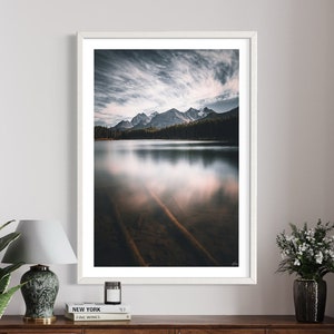 Banff Photography Print: Herbert Lake, Canadian Rockies Wall Art