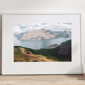 Mountain Landscape Photography Print, Living Room Decor, Mountain Wall Art, Gift For Traveler, Boho Wall Decor, New Zealand Mountain Poster