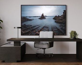 Coastal Seascape Photography Print: Ocean View Wall Art
