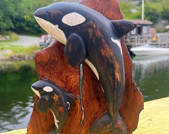 Orca Mother & Calf