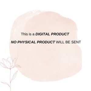 Puede incluir: Un gr&aacute;fico de producto digital con un fondo de acuarela rosa y el texto "Este es un PRODUCTO DIGITAL NO SE ENVIAR&Aacute; NING&Uacute;N PRODUCTO F&Iacute;SICO".