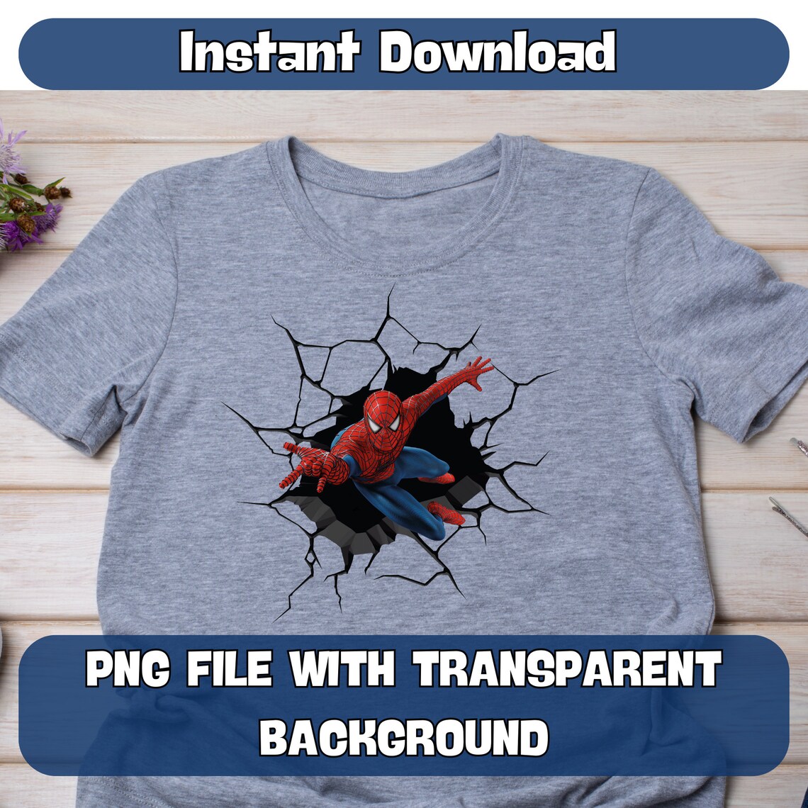 Spiderman Png Digital Instant Download Superhero Png File Spiderman ...