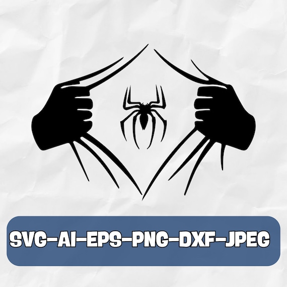 Spiderman Svg Digital Instant Download, Spiderman Svg Cut File, Avenger Superhero Cricut, Spiderman Laser Cut File