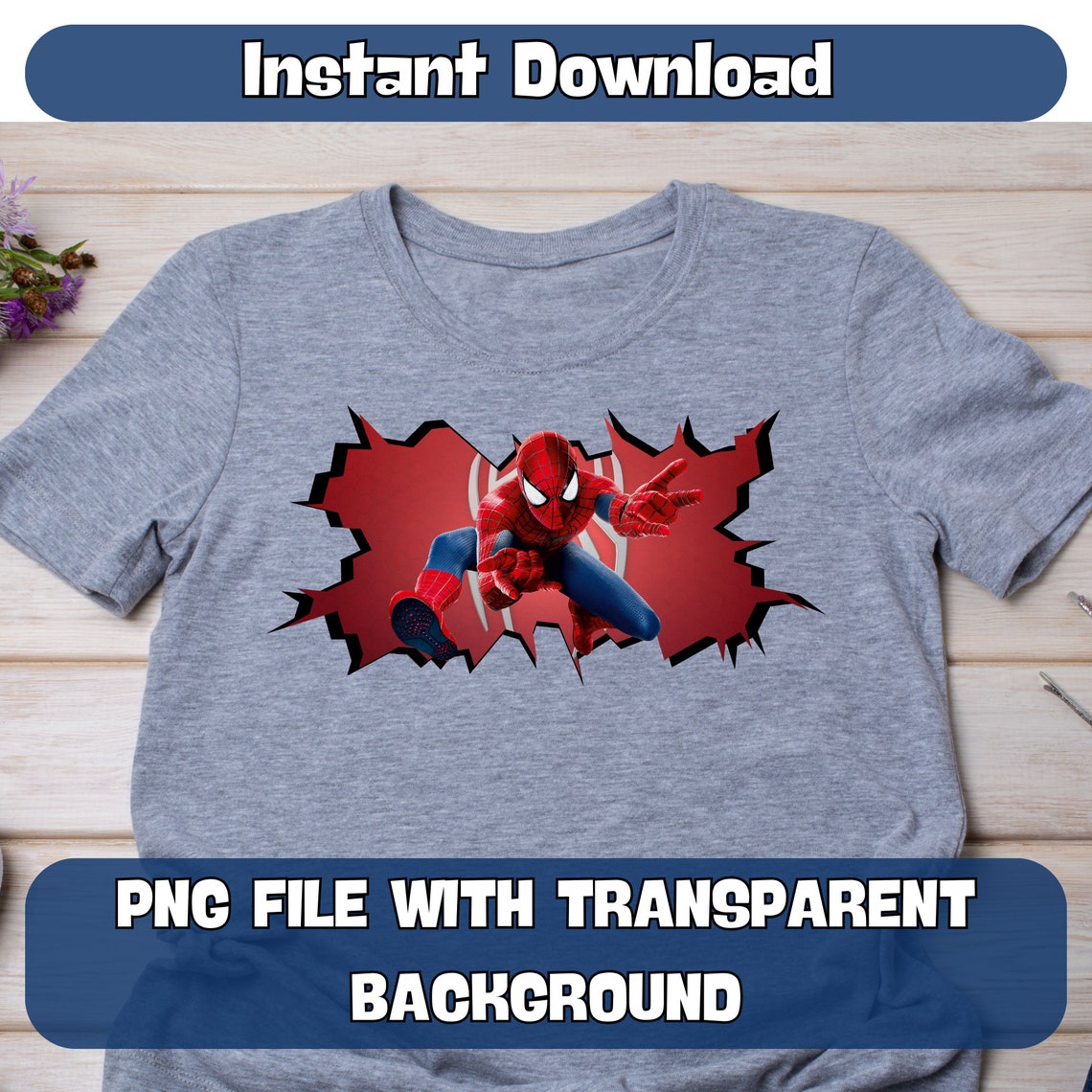 Spider-man Png Digital Instant Download Superhero Sublimation Designs Spiderman Printable Png ...