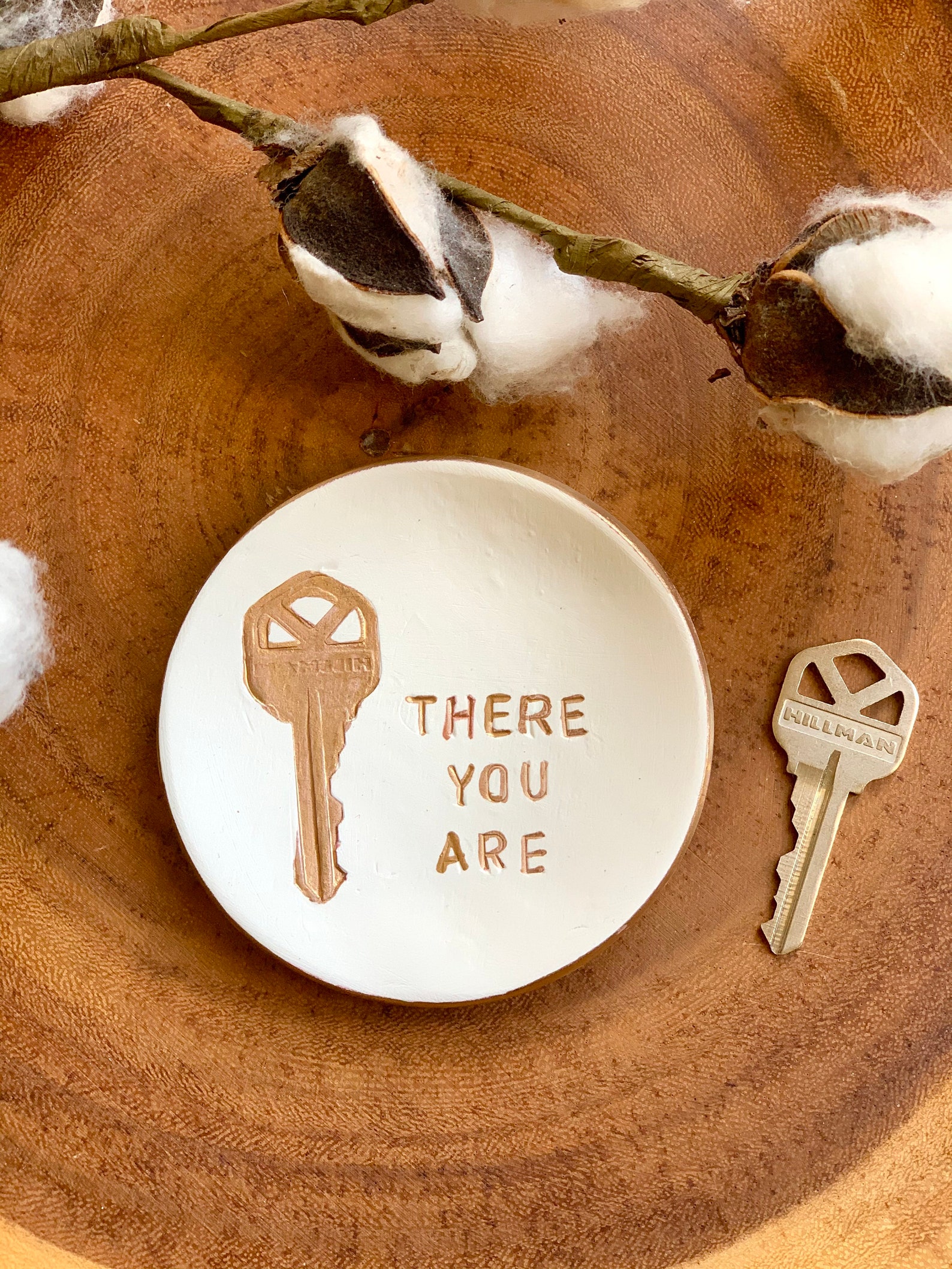 Personalized White Gold Key Dish Key Holder Catch All Dish Etsy
