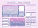Animated Stream Overlay Package for Twitch, Cute Star Windows Theme Overlay, Aesthetic Pink Blue Color, Kawaii Twitch Overlay Package 