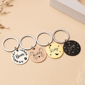 Engraved Dog Tag, Pet ID Tag, Double Side Collar Tag, Custom Collar Tag, Personalized Cat ID Tag, Dog ID Tag, Dog Name Tag, Pet Name Tag
