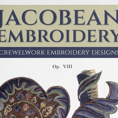 Jacobean Embroidery Crewelwork Book. Traditional Designs Etsy