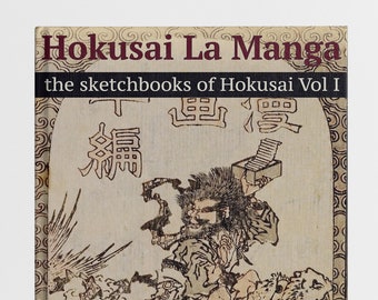 Hokusai La Manga Sketchbooks of Hokusai Katsushika - Japanese Woodblock Prints Vintage Manga Japanese art book eBook printable PDF download