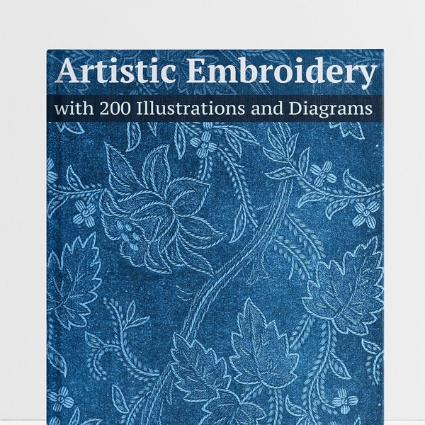 Instructions pratiques de broderie artistique en couture. Comment broder à la main des motifs de broderie vintage, tutoriel, livre électronique, PDF