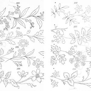 500 Embroidery Design Flowers Pattern Book, Embroidery Design eBook, Hand Embroidery Stitches, Craft Projects, Art Inspiration, PDF eBook image 3