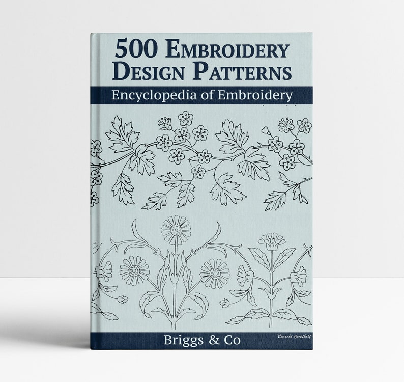500 Embroidery Design Flowers Pattern Book, Embroidery Design eBook, Hand Embroidery Stitches, Craft Projects, Art Inspiration, PDF eBook image 1