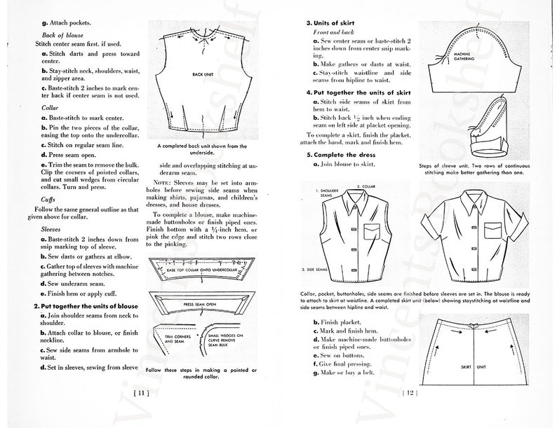 Simplified Sewing Guide to Sewing Step by Step. Vintage Sewing Patterns with Instructions Ideas for Beginners and Experts eBook PDF Download image 5