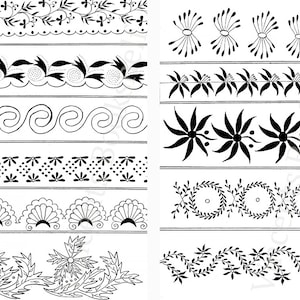 Rare Collection of Embroidery Designs, Embroidery Flowers Pattern, Vintage Floral Hand Embroidery Stitches, Art Inspiration, PDF eBook Book image 2