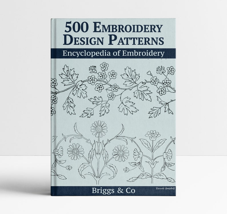 500 Embroidery Design Flowers Pattern Book, Embroidery Design eBook, Hand Embroidery Stitches, Craft Projects, Art Inspiration, PDF eBook 