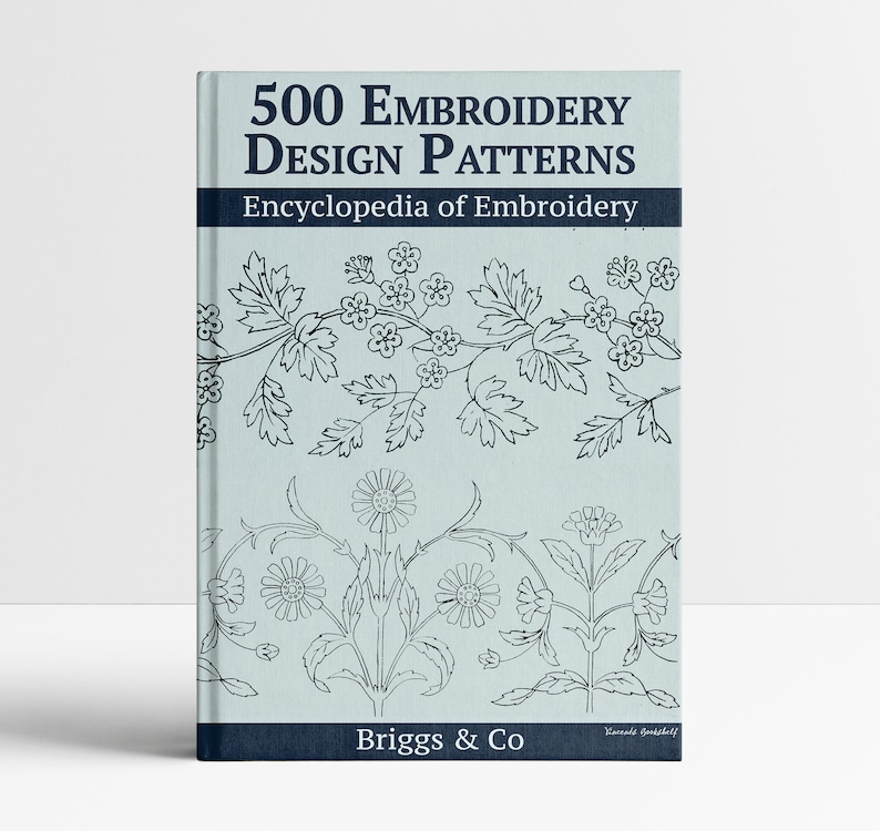 500 Embroidery Design Flowers Pattern Book, Embroidery Design eBook, Hand Embroidery Stitches, Craft Projects, Art Inspiration, PDF eBook 