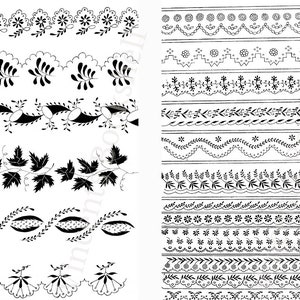 Rare Collection of Embroidery Designs, Embroidery Flowers Pattern, Vintage Floral Hand Embroidery Stitches, Art Inspiration, PDF eBook Book image 5