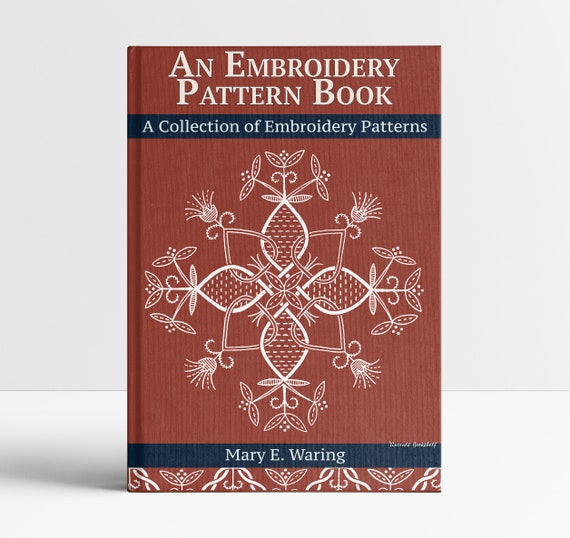 An Embroidery Pattern Book Floral Embroidery Patterns Etsy