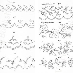 500 Embroidery Design Flowers Pattern Book, Embroidery Design eBook, Hand Embroidery Stitches, Craft Projects, Art Inspiration, PDF eBook image 2