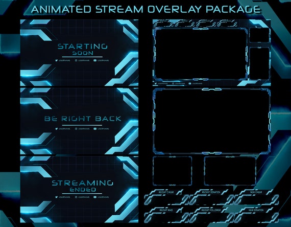 Twitch Overlay Panel and Faccam for Twitch and Discord Streamer